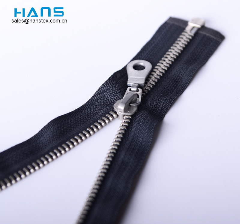 Hans Promotion Cheap Price Premium Quality Metal Zipper Gold Teeth