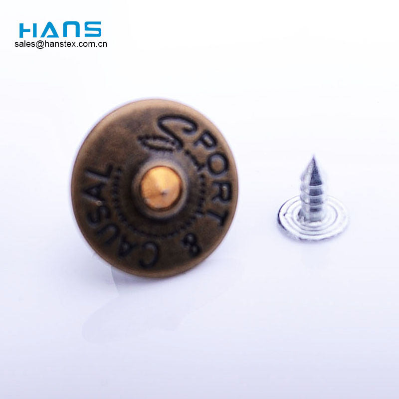 Hans Directly Sell Cool Copper Jeans Button