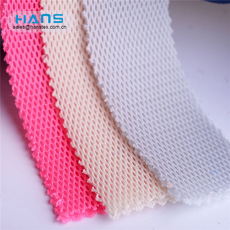 Hans Factory Hot Sales Knit Hole Mesh Net Fabric