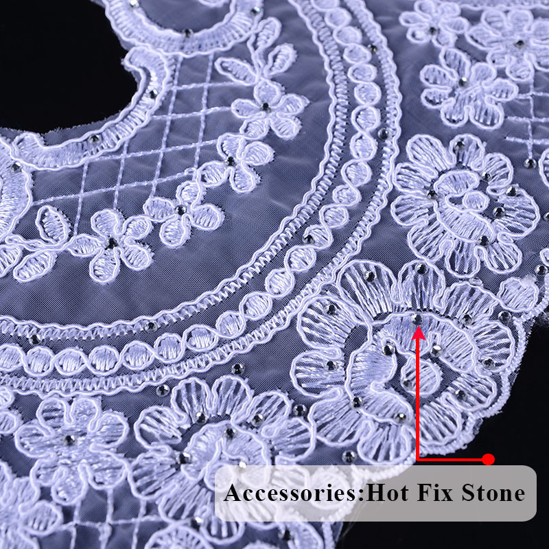 Hans Custom Promotion Garment Accessories embroidery Lace