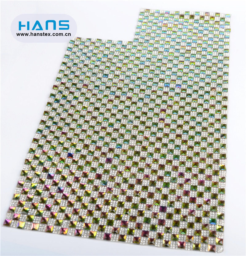 Hans Hot Selling Clean and Flawless Rhinestone Sheet for Hot Fix