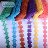 Hans Manufacturer OEM Colorful Lace Fabric for Curtains
