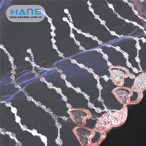 Hans Cheap Wholesale Apparel White Lace Fabric