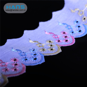 Hans Cheap Price Garment Accessories Embroidery T/C Lace