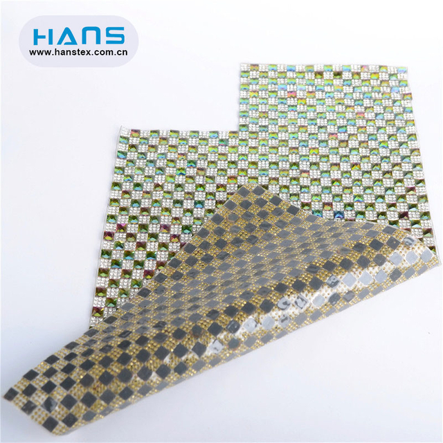 Hans Competitive Price with High Quality Clear Rhinestone Sheet Iron