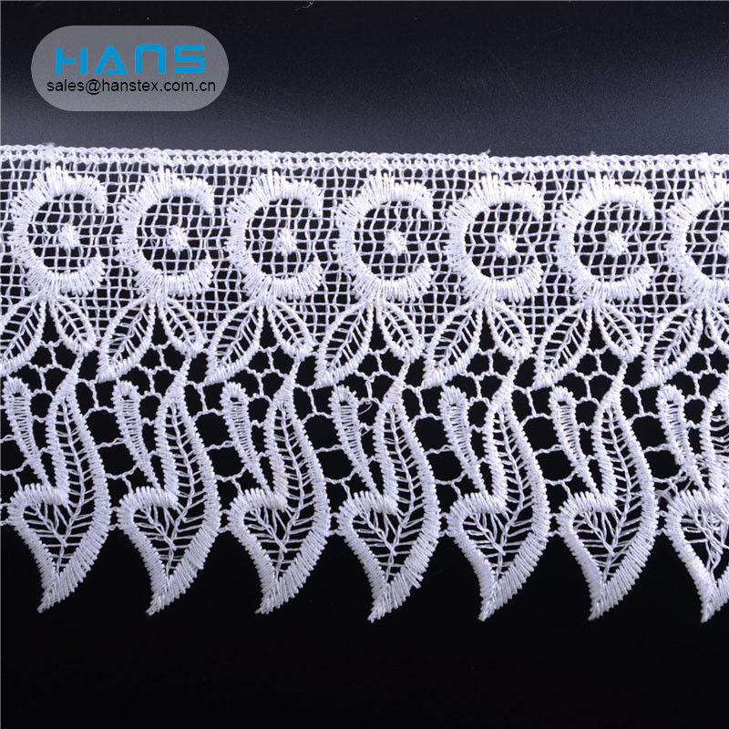Hans Customized Dress Lace Fabric Embroidery