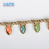 Hans Cheap Price Gorgeous Rhinestone Chains for Shoes Boots Decoration