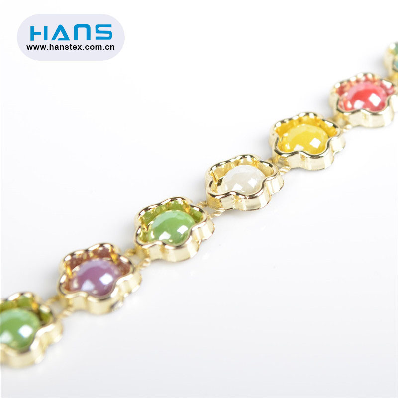 Hans High Quality Shining Rhinestone Chain Roll