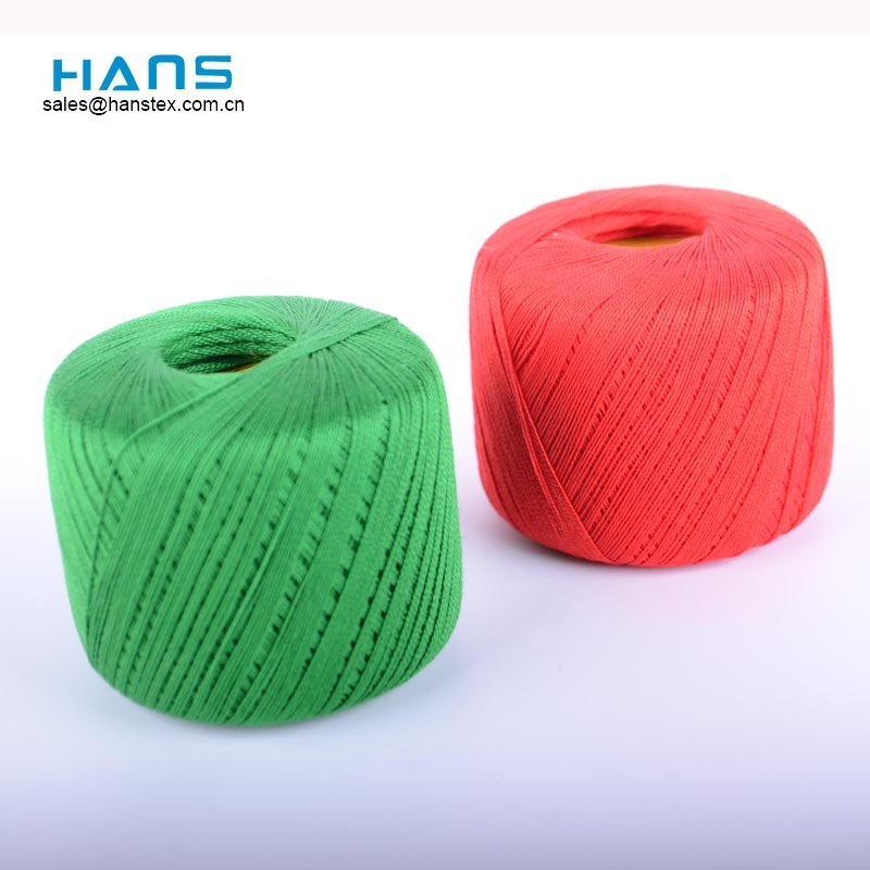 Hans Wholesale Custom Logo Color Cotton Yarn for Knitting