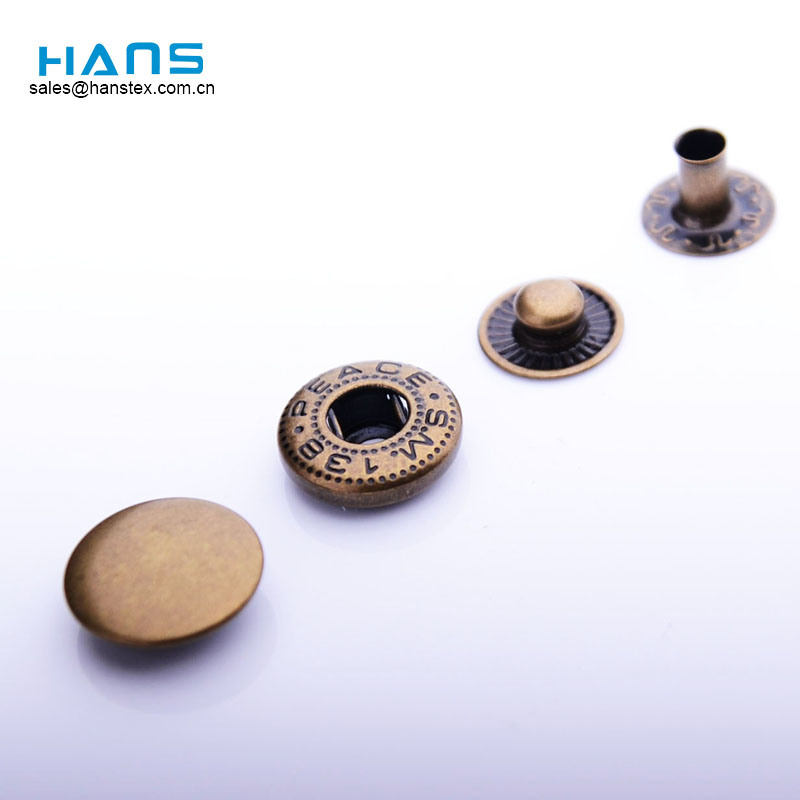 Hans Directly Sell Custom Colored Rose Gold Snap Button