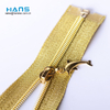 Hans Cheap Promotional Wholesale Multicolor Gold Zipper