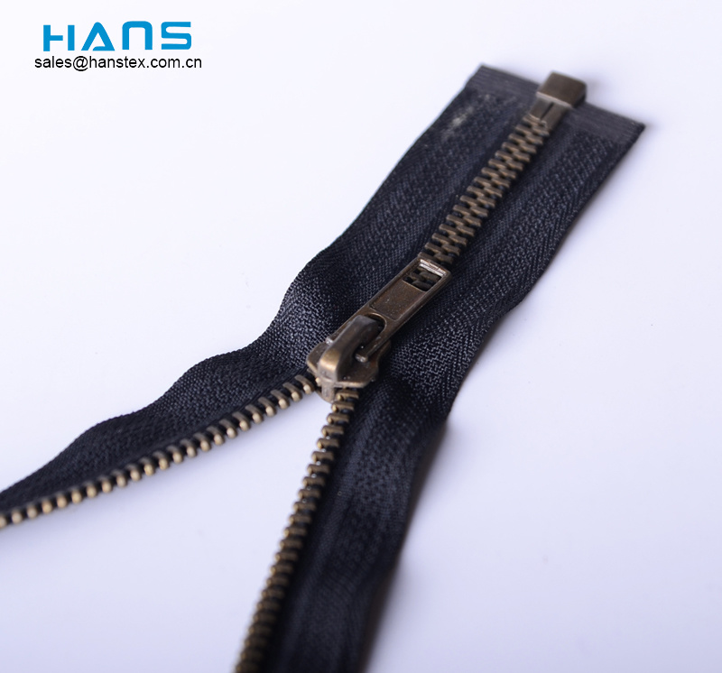 Hans New Fashion High Strength Leather Jacket Metal Zipper