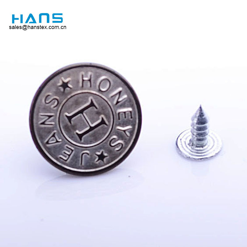 Hans Promotion Cheap Price Beautiful Custom Jean Buttons