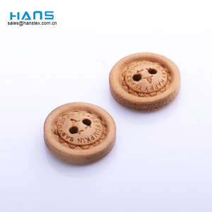 Hans Fashion Sewing 2 Holes Wood Buttons