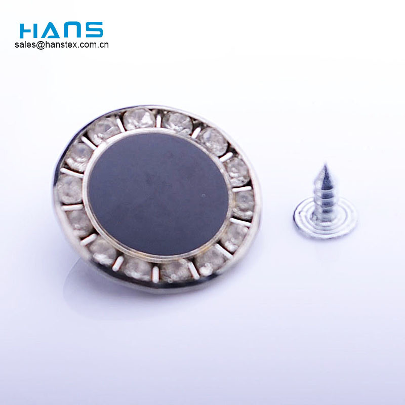 Hans Amazon Top Seller New Style Rhinestone Buttons for Jeans