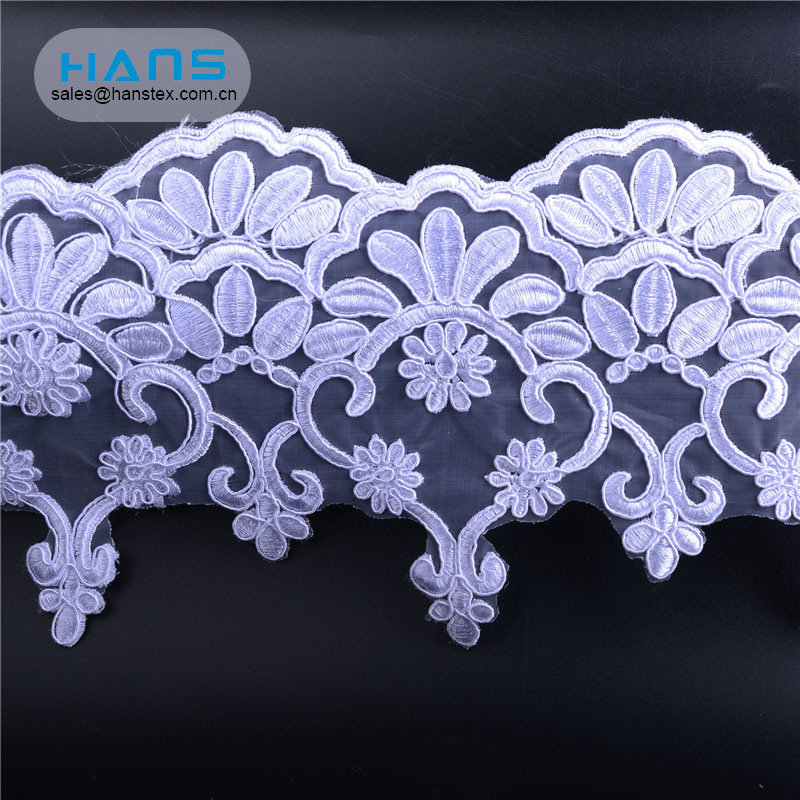 Hans Factory Direct Sale Colorful Wholesale Beaded Lace Fabric