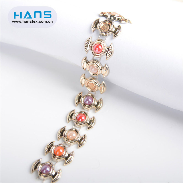 Hans OEM Customized Transparent Wholesale Rhinestone Chain