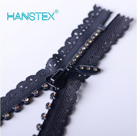 Hans Most Popular and Hot Colorful Stone Zipper