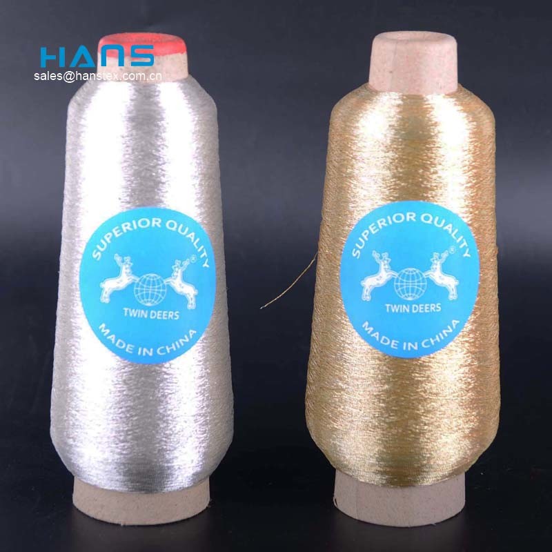 Hans Gold Supplier Premium Quality Metallic Thread for Embroidery