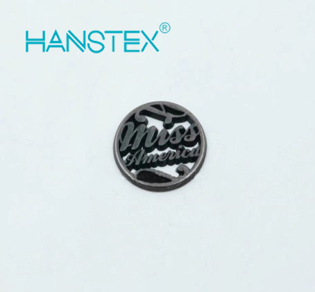 Fashion Bronze Black Gold Metal Button