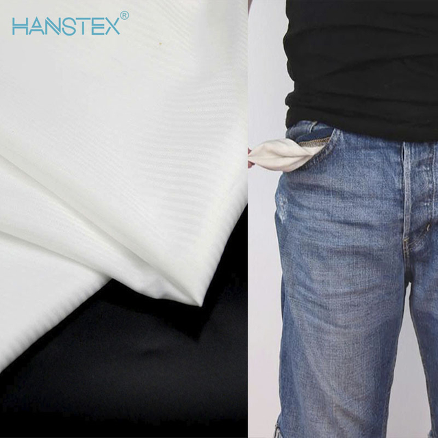 Wholesale Polyester Jacquard Half Bleached Pocket Cloth