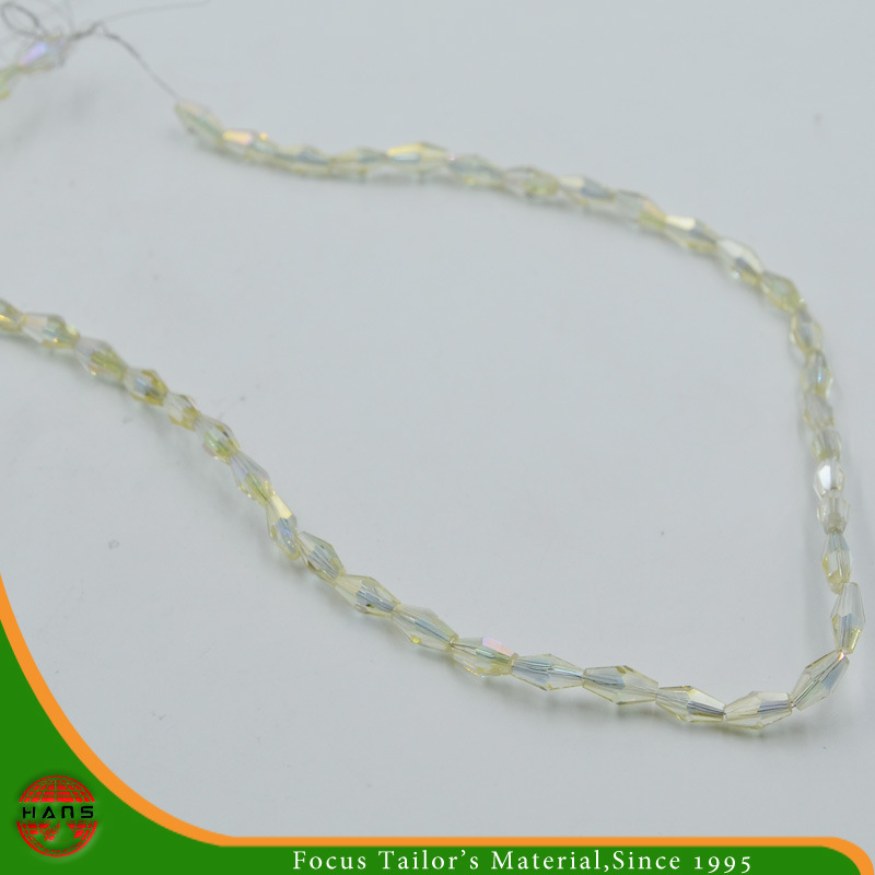 4*8mm Crystal Dark Yellow Bead, Button Pearl Glass Beads Accessories (HAG-10#)