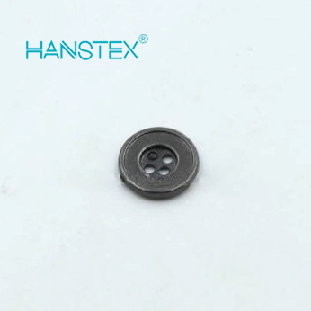 Fashion Bronze Black Gold Metal Button