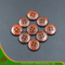 4 Hole New Design Wooden Button (HSYB-1701)