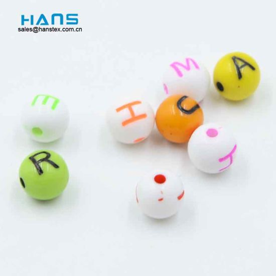 Circular Letter Beads
