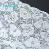 White Floral Elastic Lace (HSYJ-1703)