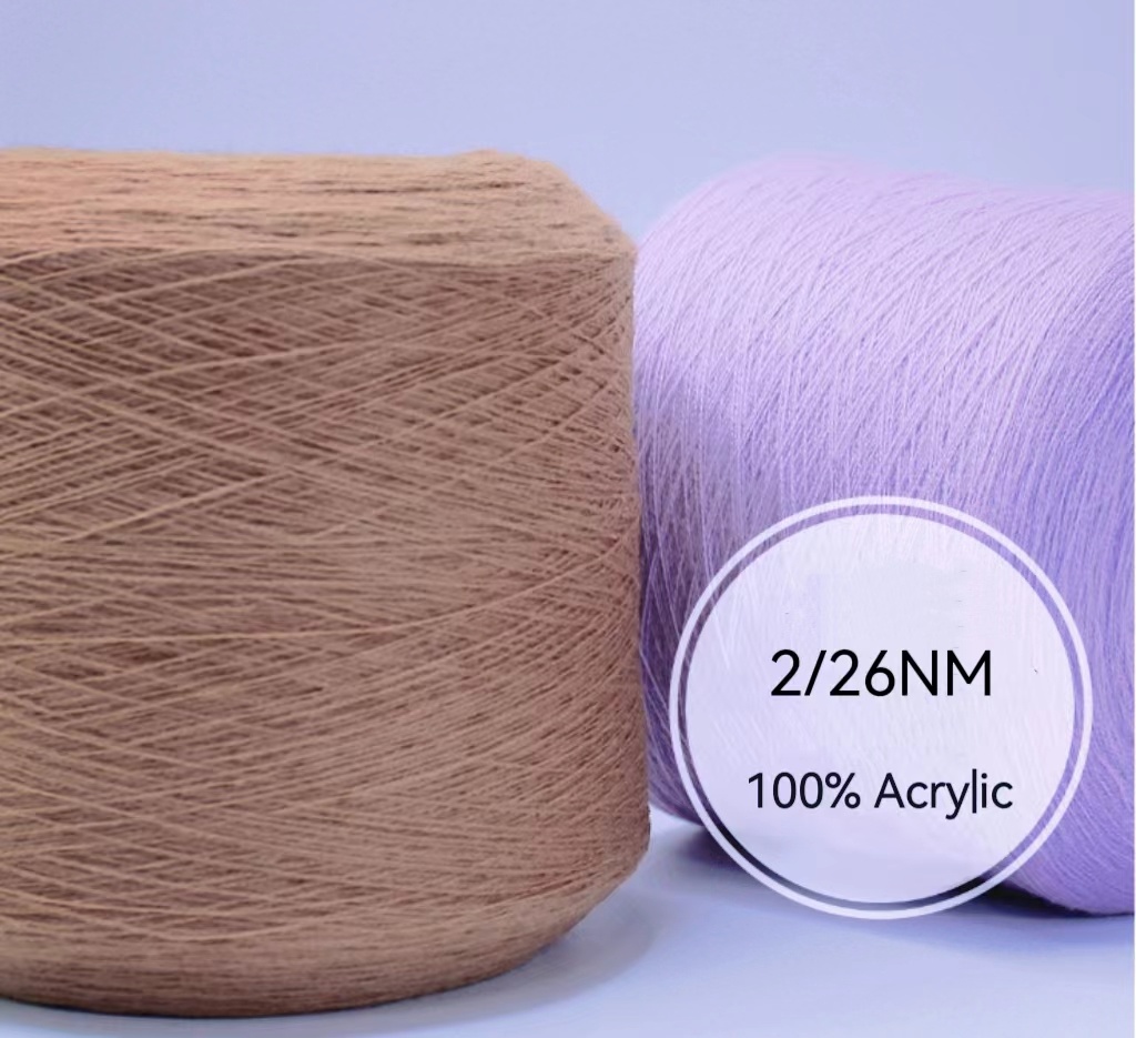 Fast Delivery Ready Goods Acrylic Yarn in 100 Acrylic 2 /26nm Supplier for Weaving
