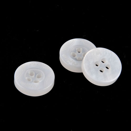 4 Holes Polyester Shirt Button