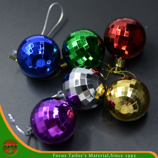 High Quality Christmas Assorted Plastic Hanging Ball (HANS-86#-68)