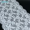 White Floral Elastic Lace (MXD-380)