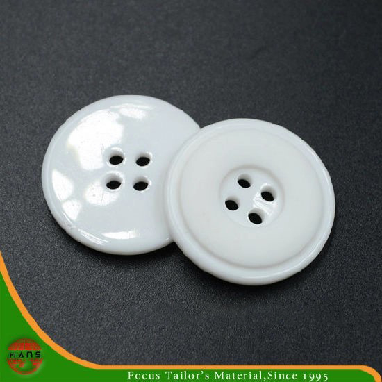 4 Holes New Design Polyester Shirt Button (S-115)