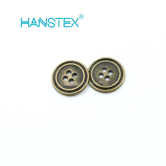 Fashion Bronze Metal Button