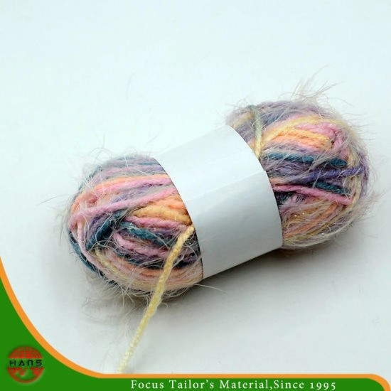 Multicolou 74%Acrylic & 26%Nylon Feather Yarn (HAA 3S/2)