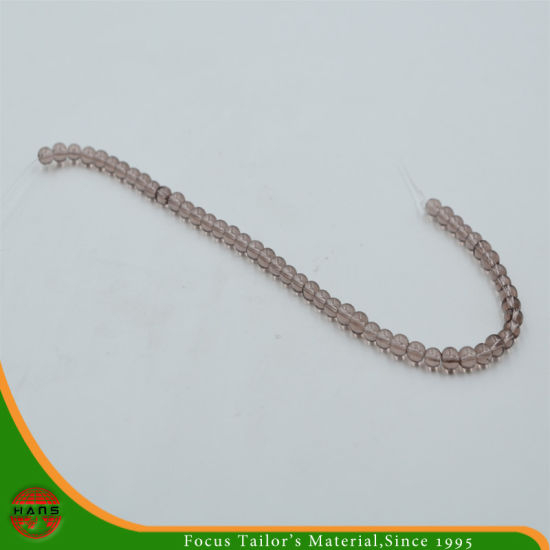 5mm Purple Crystal Bead, Button Pearl Glass Beads Accessories (HAG-14#)