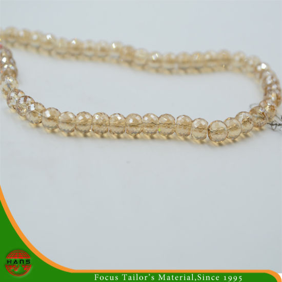 8mm Crystal Bead, Button Pearl Glass Beads Accessories (HAG-12#)