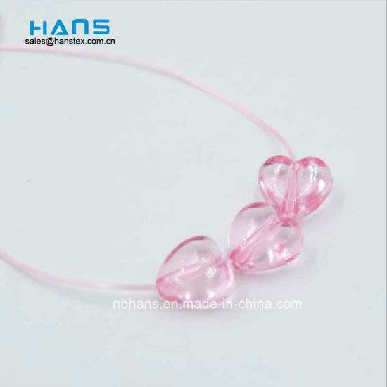 Heart-Shaped Transparent Beads