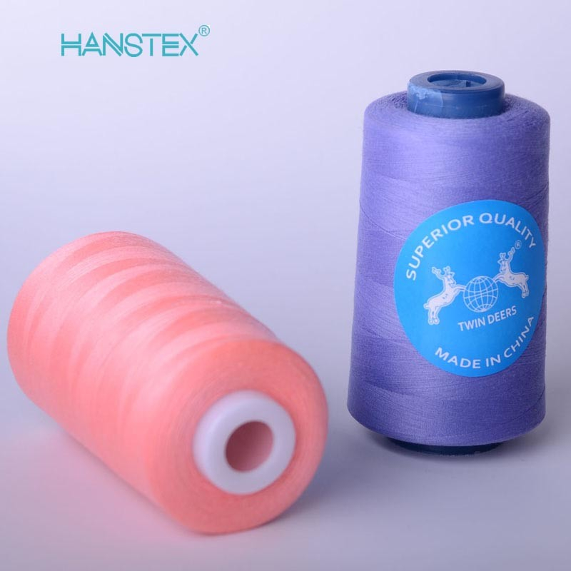 Hans Wholesale Custom Logo Anti Humid 40/2 Spun Polyester Sewing Thread