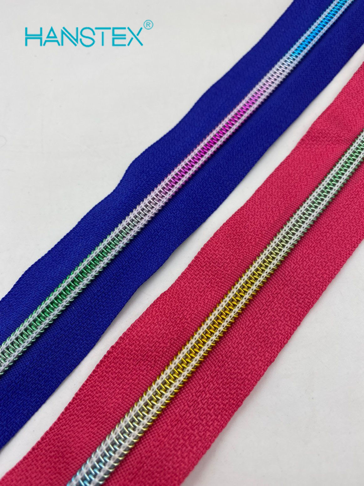 Hans Custom Manufactured High Strength Rainbow Zipper