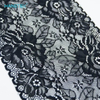 Black Floral Elastic Lace (FJXD-14)
