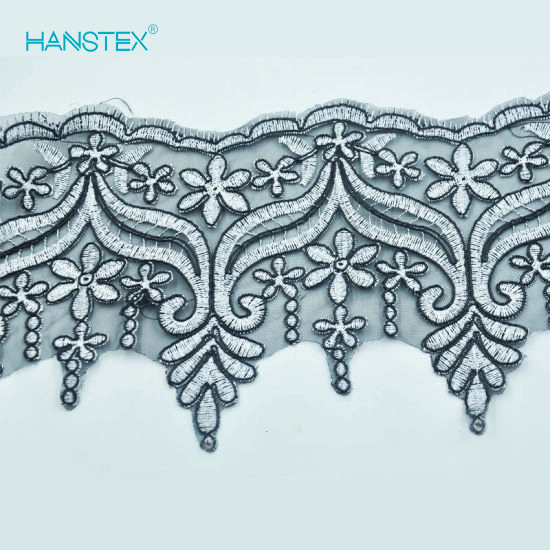 2016 New Design Embroidery Lace on Organza (HD-033)