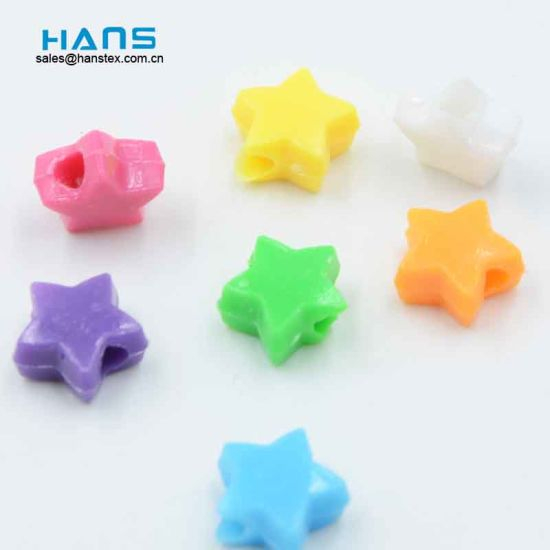 Pentagram Plastic Beads