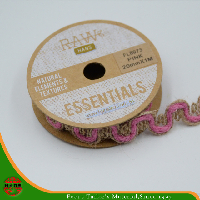 Hans Hot Selling Various Color Jute Tape for Lace Gift Packing