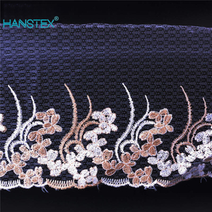Hans Factory Prices Fashion Lace Border Fabric