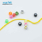 Round Alphabet Flat Beads