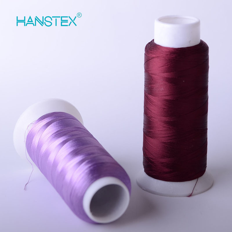 Hans Manufacturer OEM Anti Humid Rayon Embroidery Thread