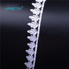 Hans Customized Logo New Arrival Teal Lace Fabric